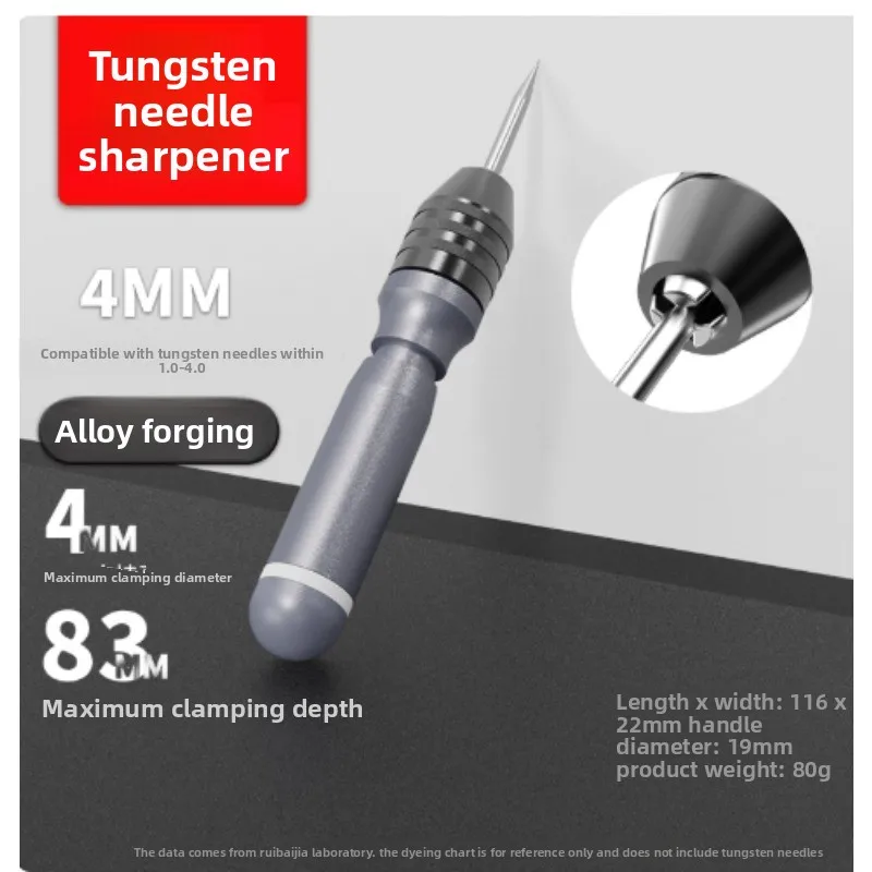 Tungsten Electrode Sharpener, 1-4mm Grinding Machine with Quick-Clamp for Welding Needles