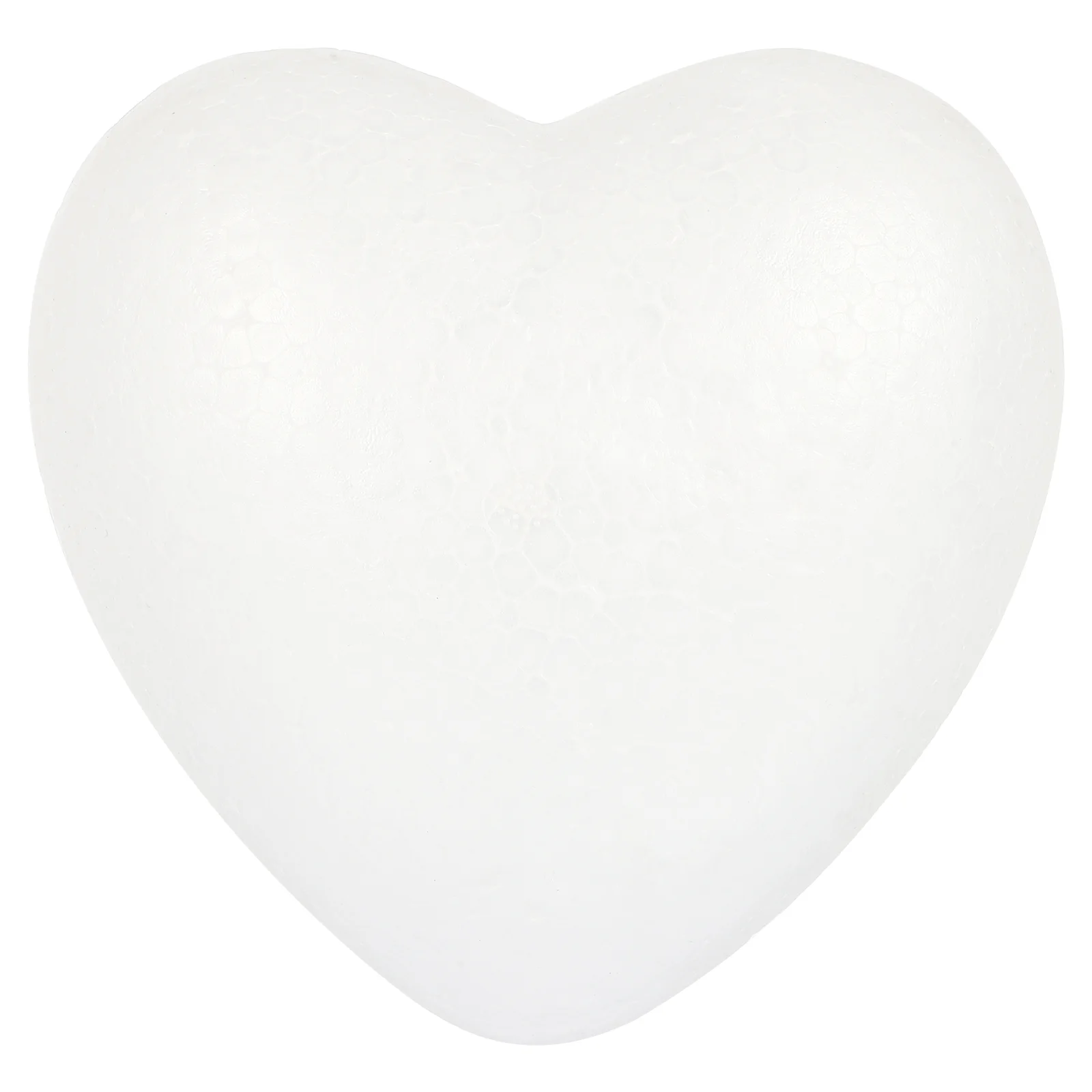 3pcs White Polystyrene Heart Decorations for Crafting Foam Balls Valentine's Day Christmas Baby Showers Festive Occasions