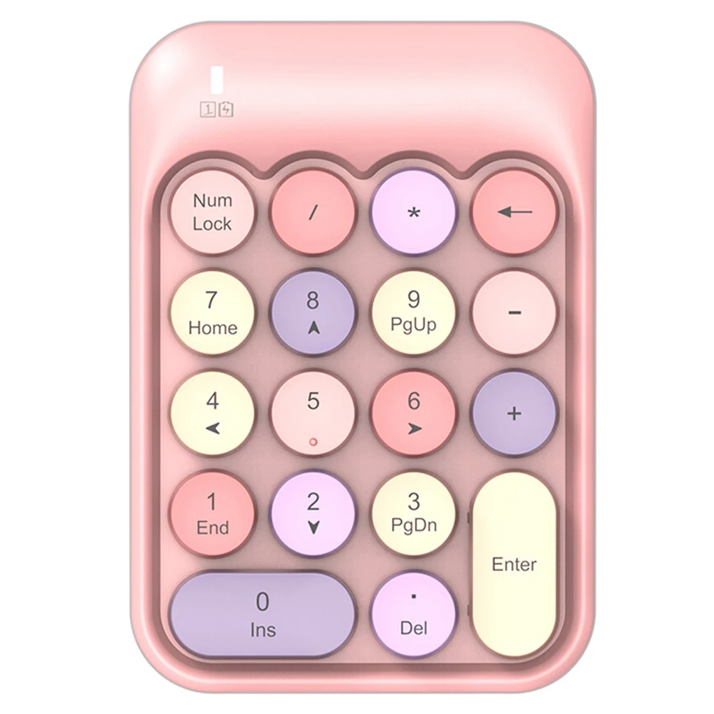 Wireless Numeric Keyboard 18 Keys Portable 2.4GHz Keypad PC Computer