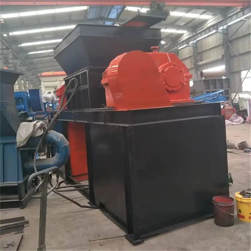 Small Double Shaft Large Industrial Shredder for Durian Shell Coconut Shell Steel Bar Single Shaft