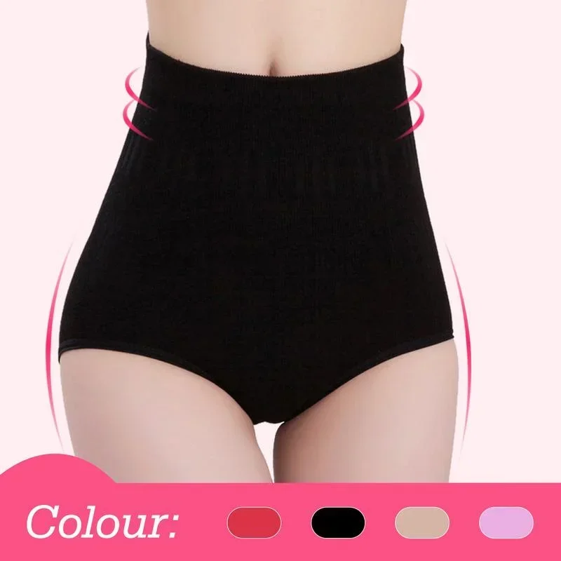 Short taille haute pour le ventre, culotte de sous-vêtement post-partum, pantalon en forme de protubérance, pantalon de récupération de l'abdomen