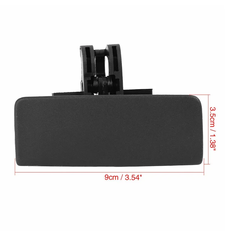 RHD Front Left Glove Box Front Lid Handle Lock Catch Black Glove Box Handle For Fiat Punto Grande Punto 199 2005-2019 735426145