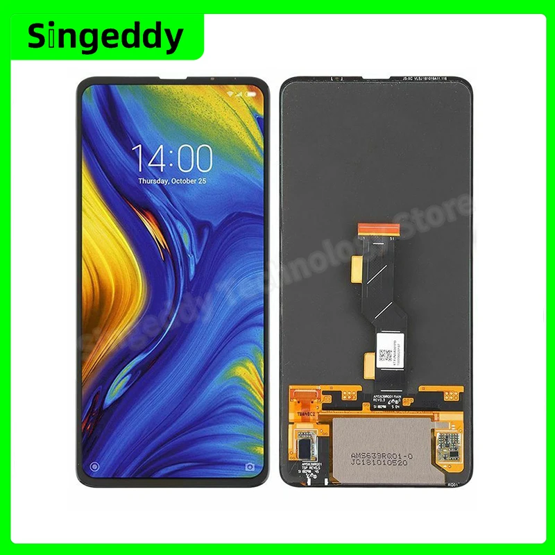 

LCD Display For Xiaomi MIX3, Touch Screen Digitizer Assembly, Complete Replacement, Mobile Phone Repair Parts, OLED, TFT