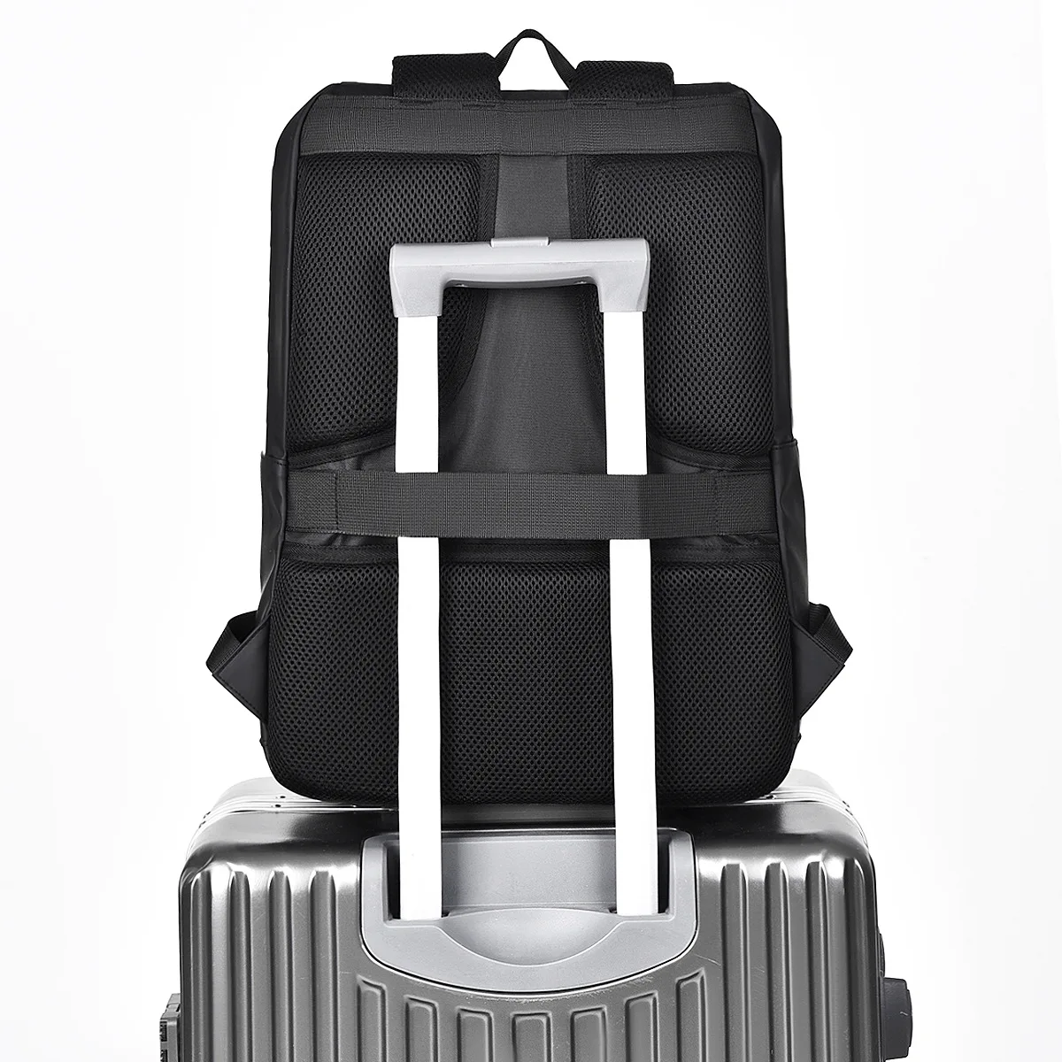 Backpack men's high-end sense simple casual waterproof computer backpack schoolbag large-capacity outdoor travel backpack