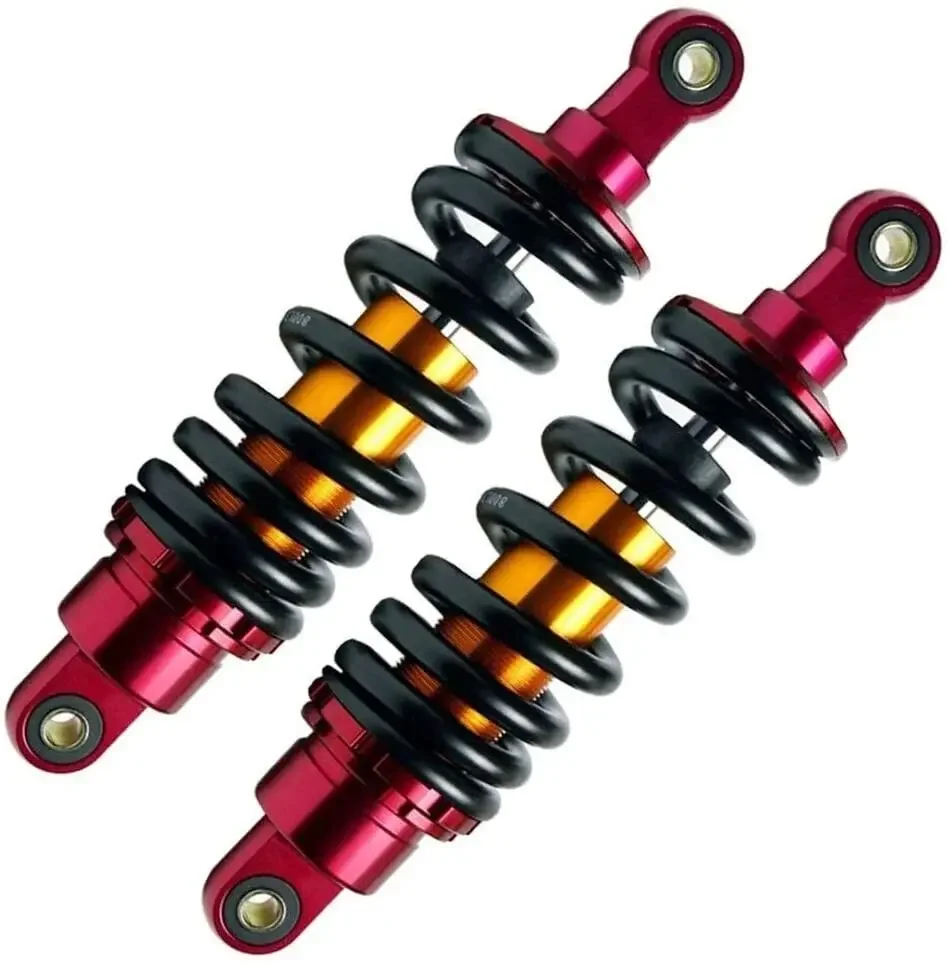 2 PCS Motorcycle Go kart 295mm 11.6'' Rear Shock Absorber Shocker Suspension for   ATV Quad Scooter  Pit bikes