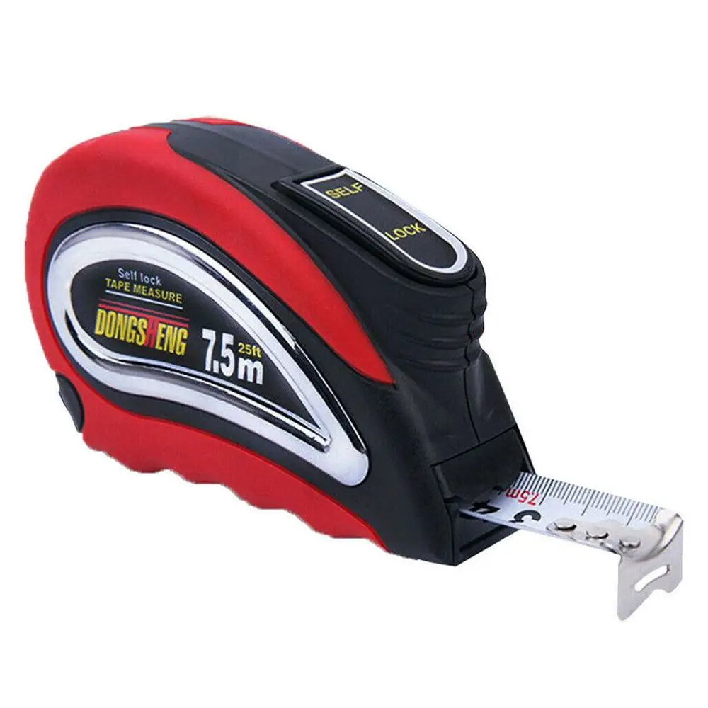 Imagem -05 - Ferramenta de Ranging Portátil Polegada Métrica Retrátil Fita Métrica de Aço Métrica Fita Métrica 7.5m Fita de Medição de Aço
