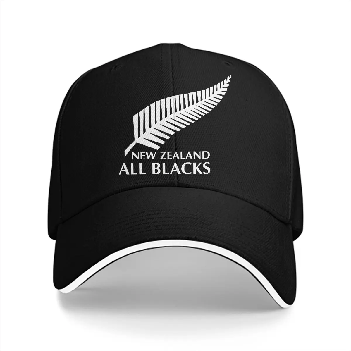 Summer Cap Sun Visor All Blacks Rugby Hip Hop Caps  Peaked Hats