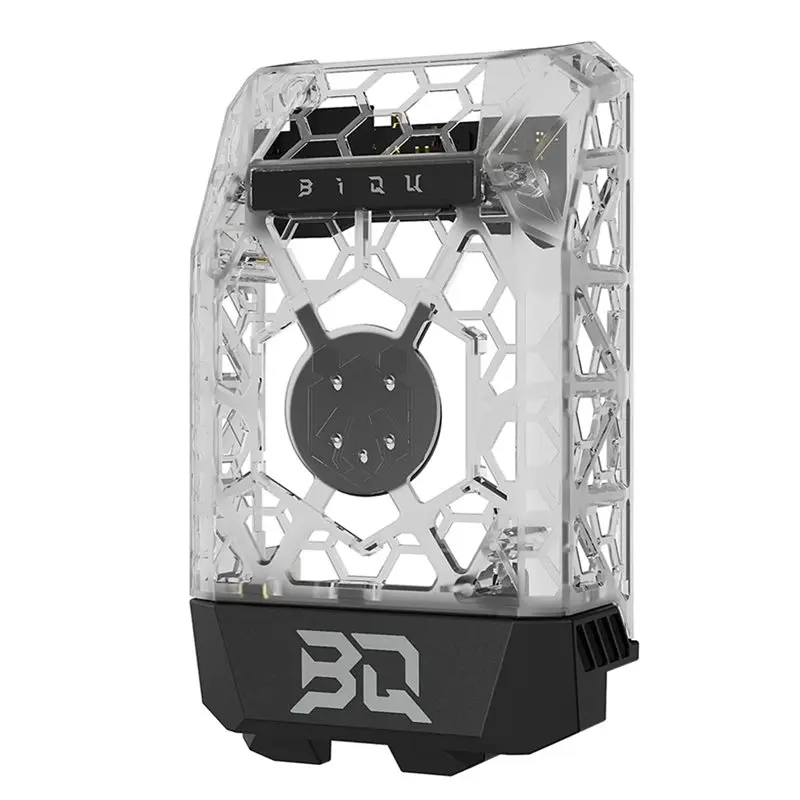 AA80  Panda Jetpack V2 Hollow Design 360° Cooling Multi-Color Lighting Front Cover Upgrade for P1/X1 Clear