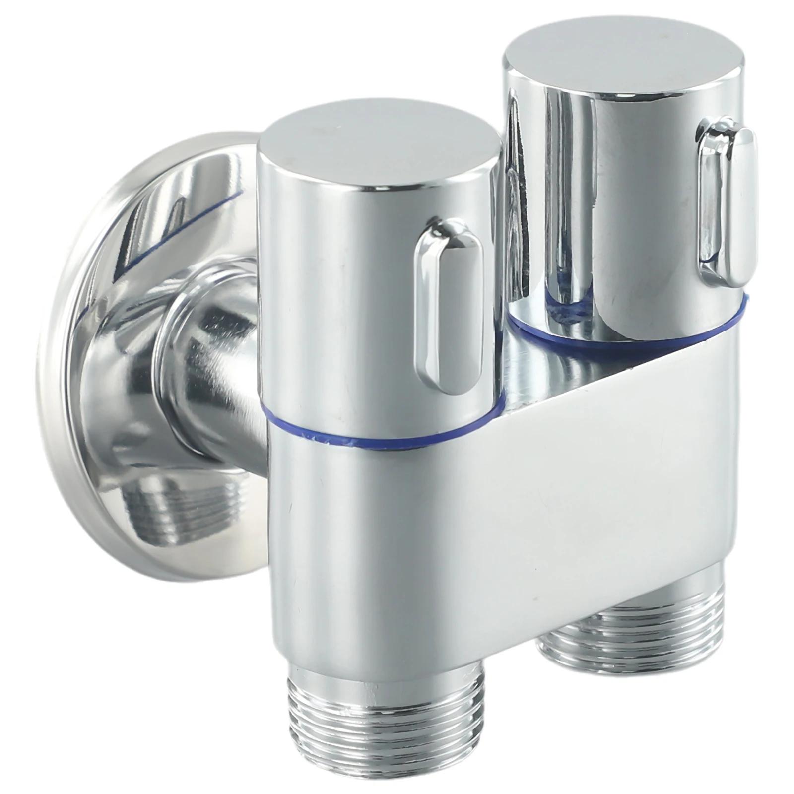 

Triangle Valve Angle Valve Faucet Toilet Triangle Valve Washing Machine Double Control 60x70x75MM Into The Wall