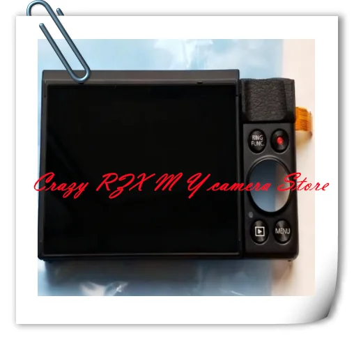 New touch LCD screen assembly with LCD hinge and frame replacement for Canon Powershot G7X mark II ; G7X-2 G7X II G7X2 Camera