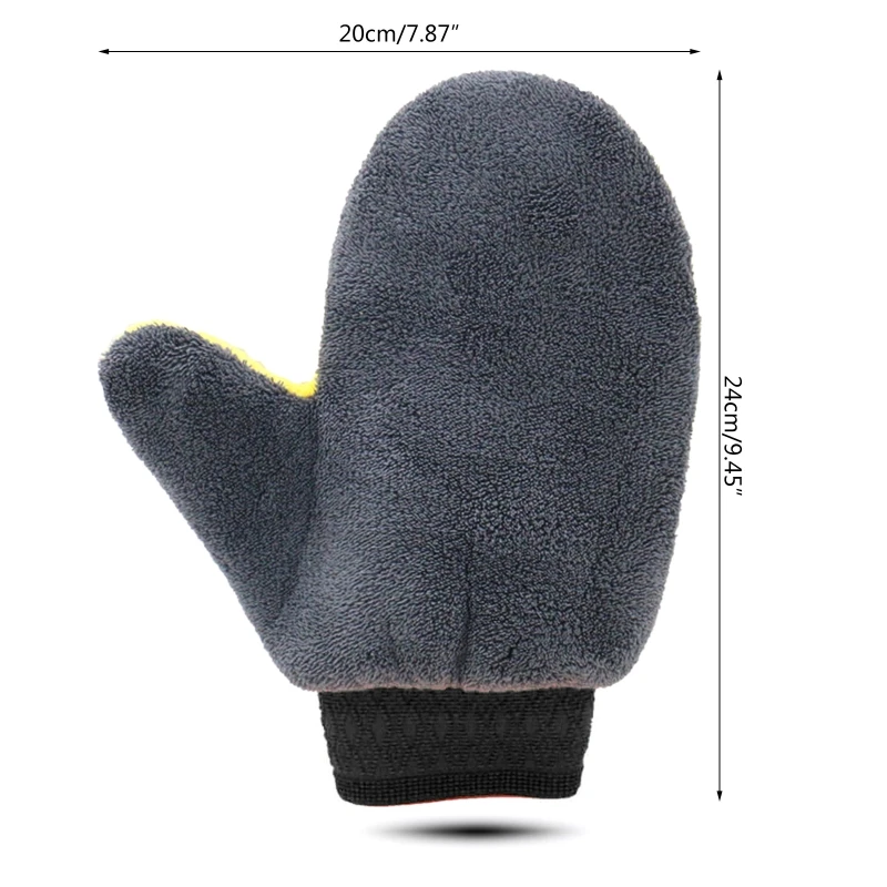 Car Wash Mitt Microfiber Chenille Gloves Thick Car Cleaning Mitt Wax Detailing Brush Auto Care Golves Towel Drop Shipping