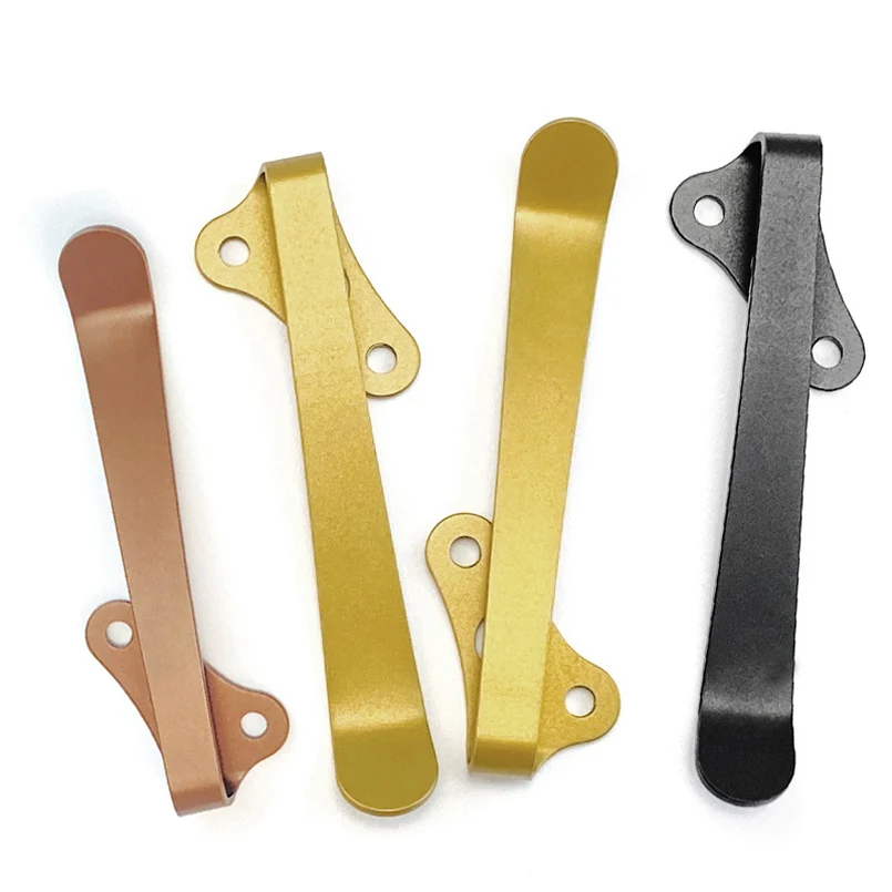 Cuchillo de aleación de titanio personalizado, 5 colores, Clip estándar, abrazadera trasera de bolsillo para cuchillos Demko AD20 AD20.5 AD 20 20,5, accesorios para hacer