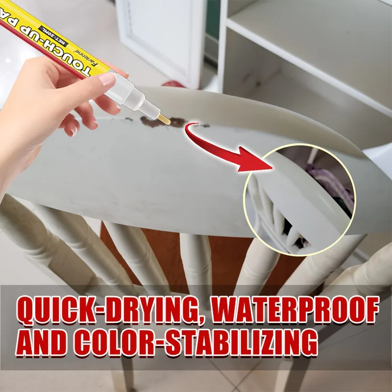 Wooden Paint Repair Pen, Furniture Scratch Repair,Floor Color Difference Correction,Metal Scratch Repair,Door Handle,Desk,Faucet