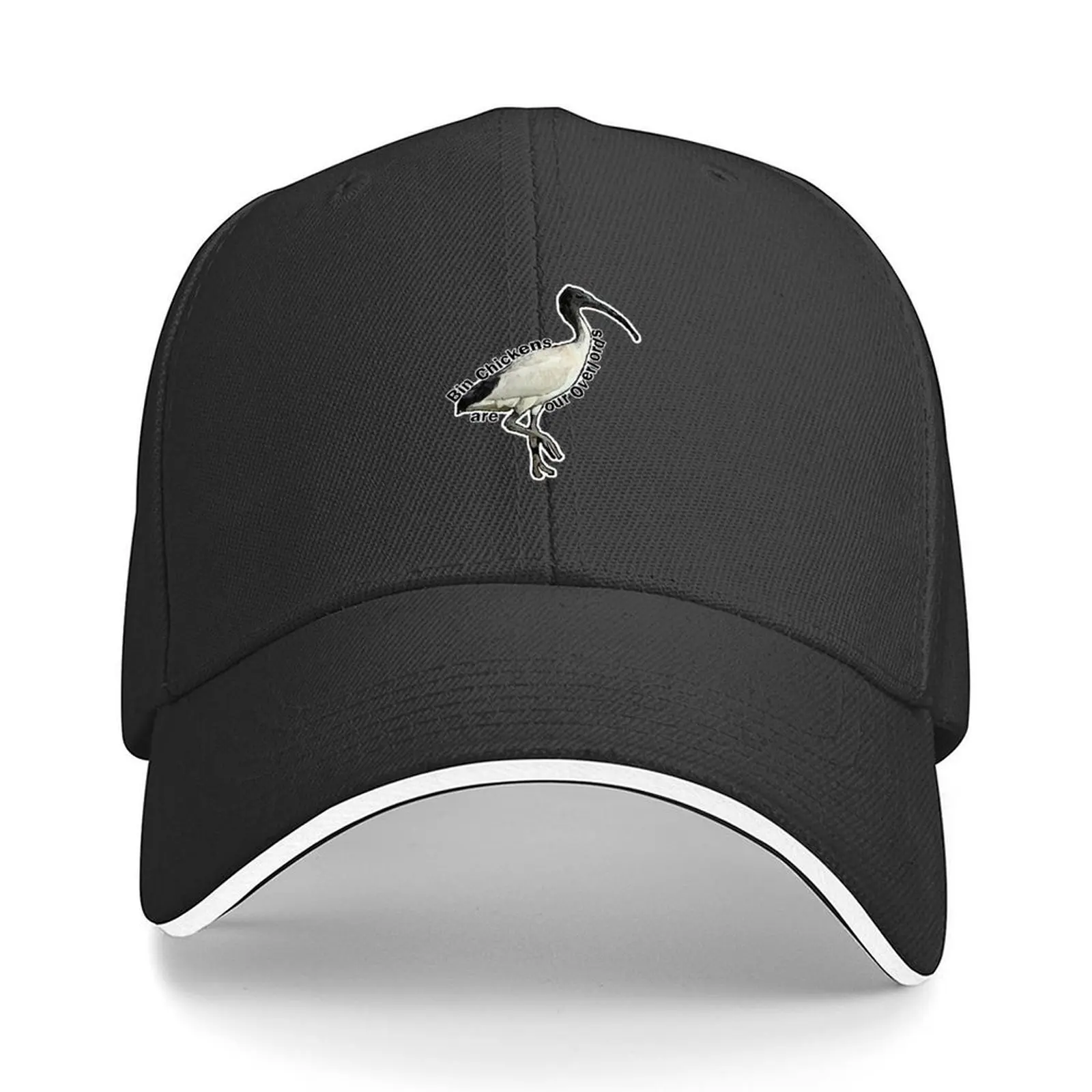 

BIN CHICKENS ARE OUR OVERLORDS The Bin Chicken otherwise known as the White Ibis Baseball Cap