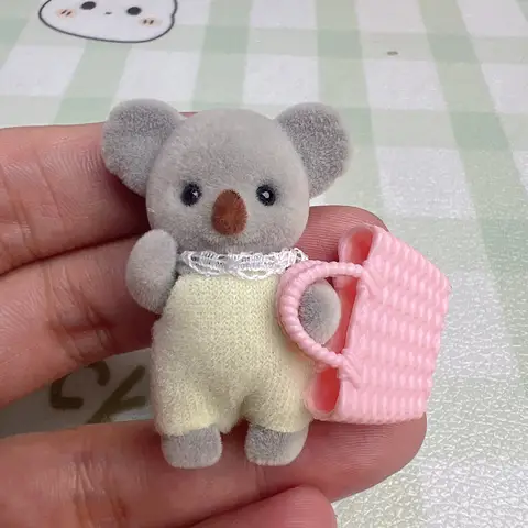 Silvania Familiy Söta leksaksleksaker för barn, kalikådjur, ternuries, Sylvanian Families-figurer, japansk anime, liten baby 7 8 best sales Sylvanian familjens katter - №8