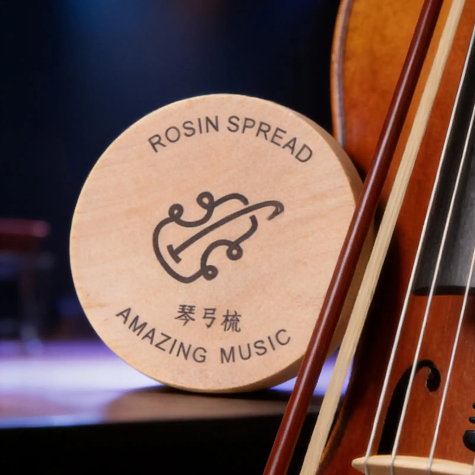 Gentle Cleaning Rosin Remover Violin Bow Hair Comb, Professional Luthier Tool for Violin Viola Cellist Violist Musician Use