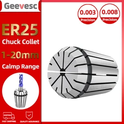 ER25 Spring Collet 1mm-16mm UP AA ER Collet Chuck Tool Holder ER25 Nut Collets High Precision ER25 Collet Chuck 17 18 19mm 20mm