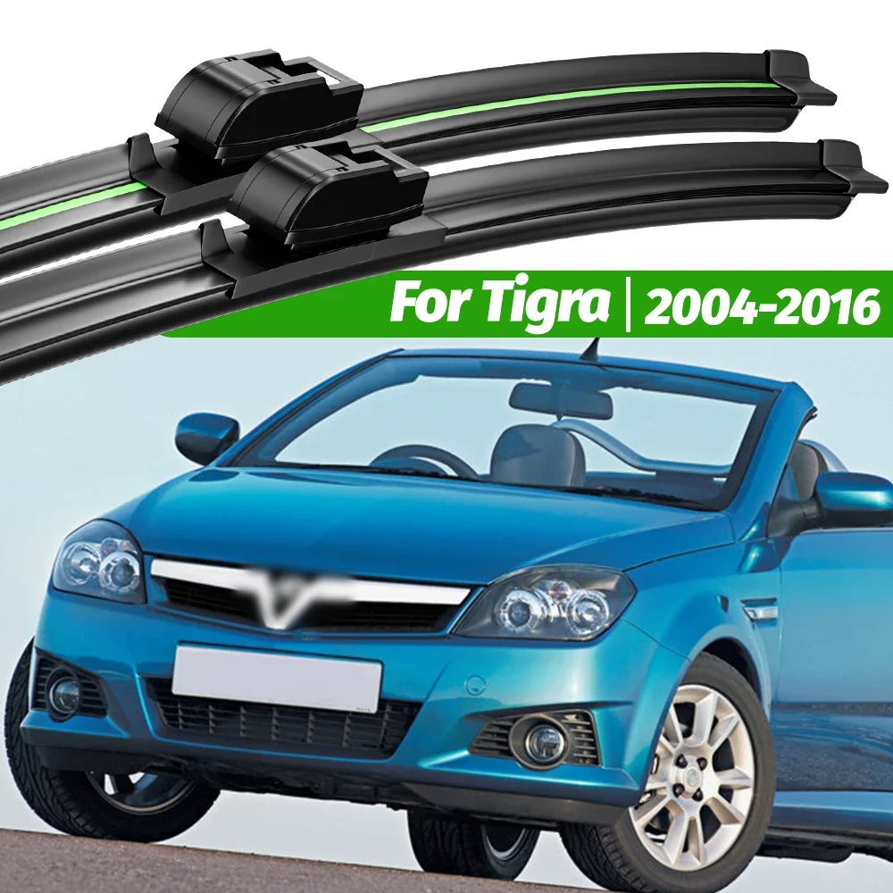 For Opel Tigra Tigra B 2004-2016 2pcs Front Windshield Wiper Blades 2005 2008 2010 2013 2015 Windscreen Window Accessories