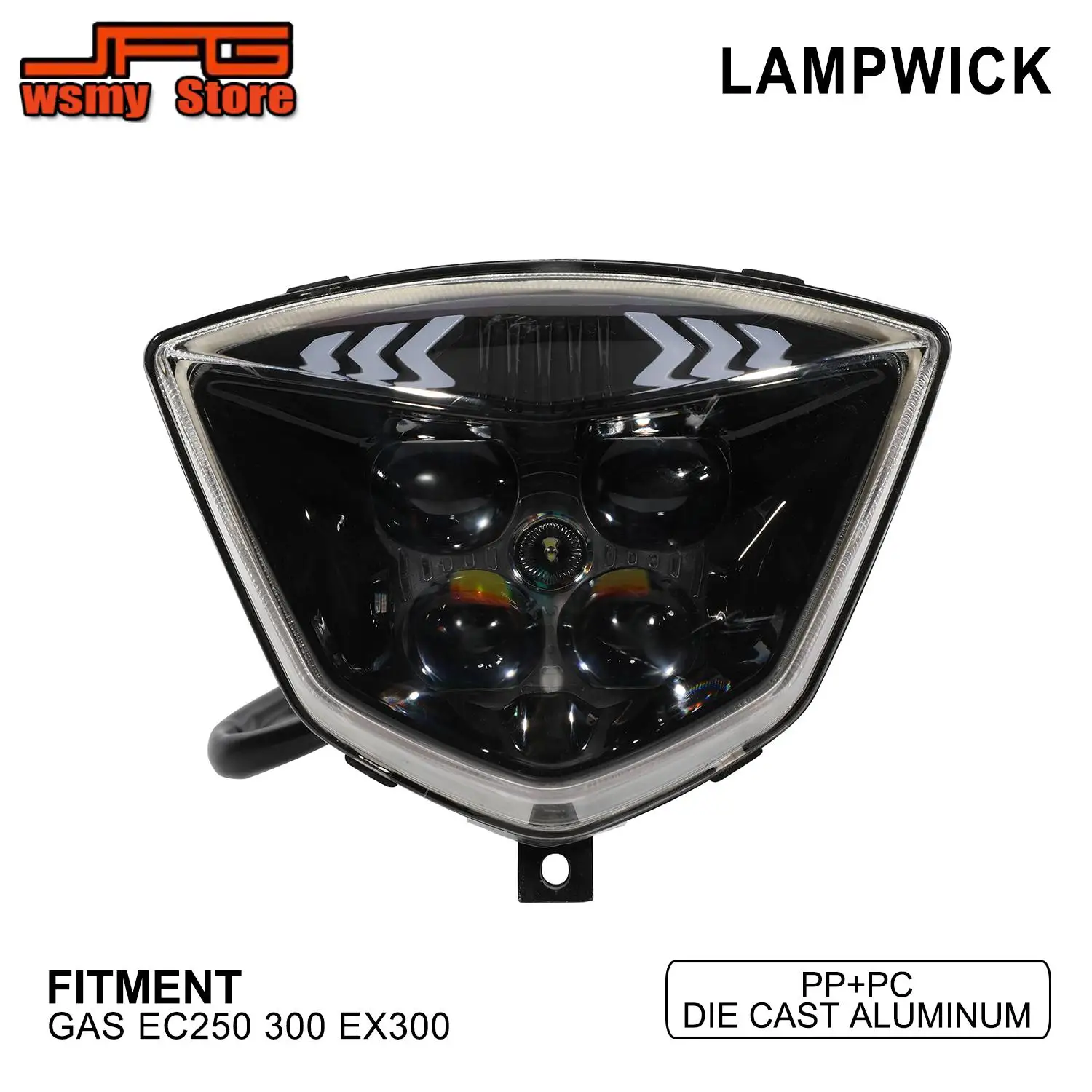 Motorcycles Accessories Headlight Wick LED Head Lampwick For GAS EC 250 300 EX300 Headlamp Dirt Bike Enduro Motocross Moto Parts