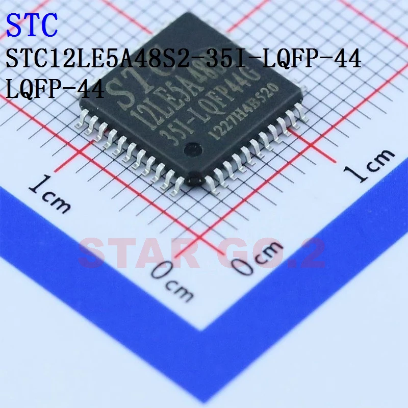 

2PCSx STC12LE5A48S2-35I-LQFP-44 STC Microcontroller