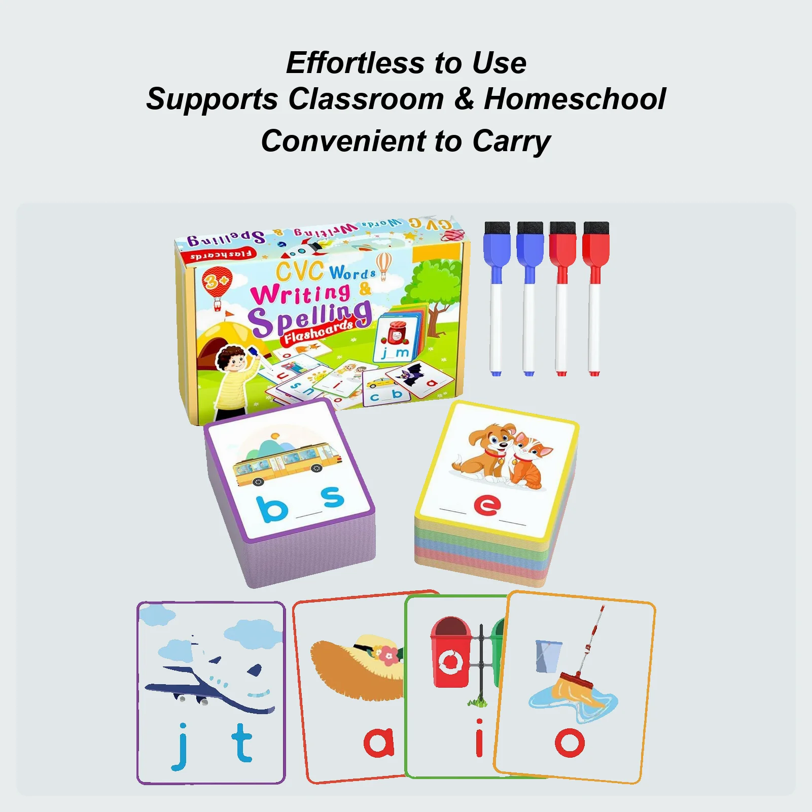 

Игрушка для орфографии, игра в слова, образовательный инструмент, пишущие флэш-карты для детей от 3 до 6 лет, школы, детского сада, домашнего обучения, дошкольного возраста