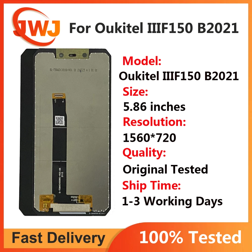 

New Original For Oukitel F150 B2021 IIIF150 Phone LCD Display + Touch Screen Digitizer Assembly Replacement IIIF150 B2021 LCD