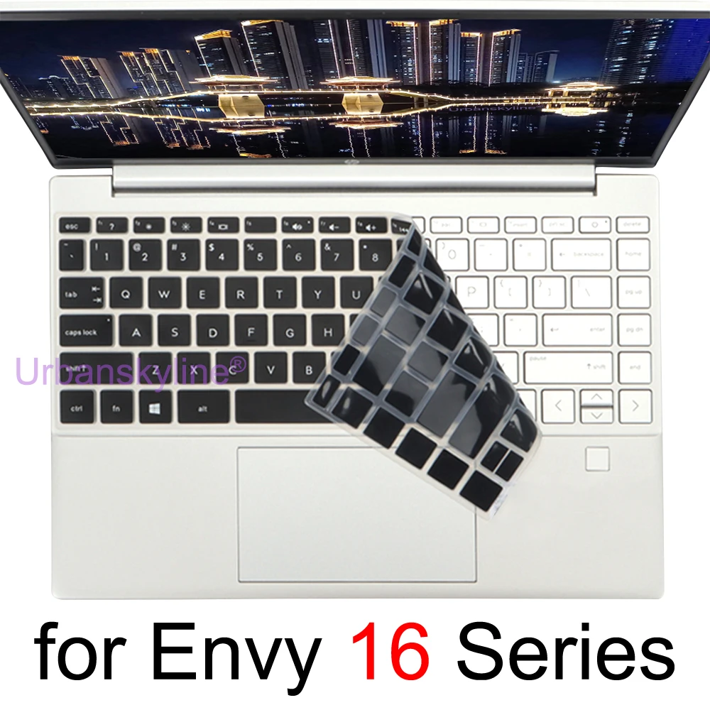 

Keyboard Cover for HP Envy 16 16t 16-ac 16-ad 16-h Silicone Protector Skin Case