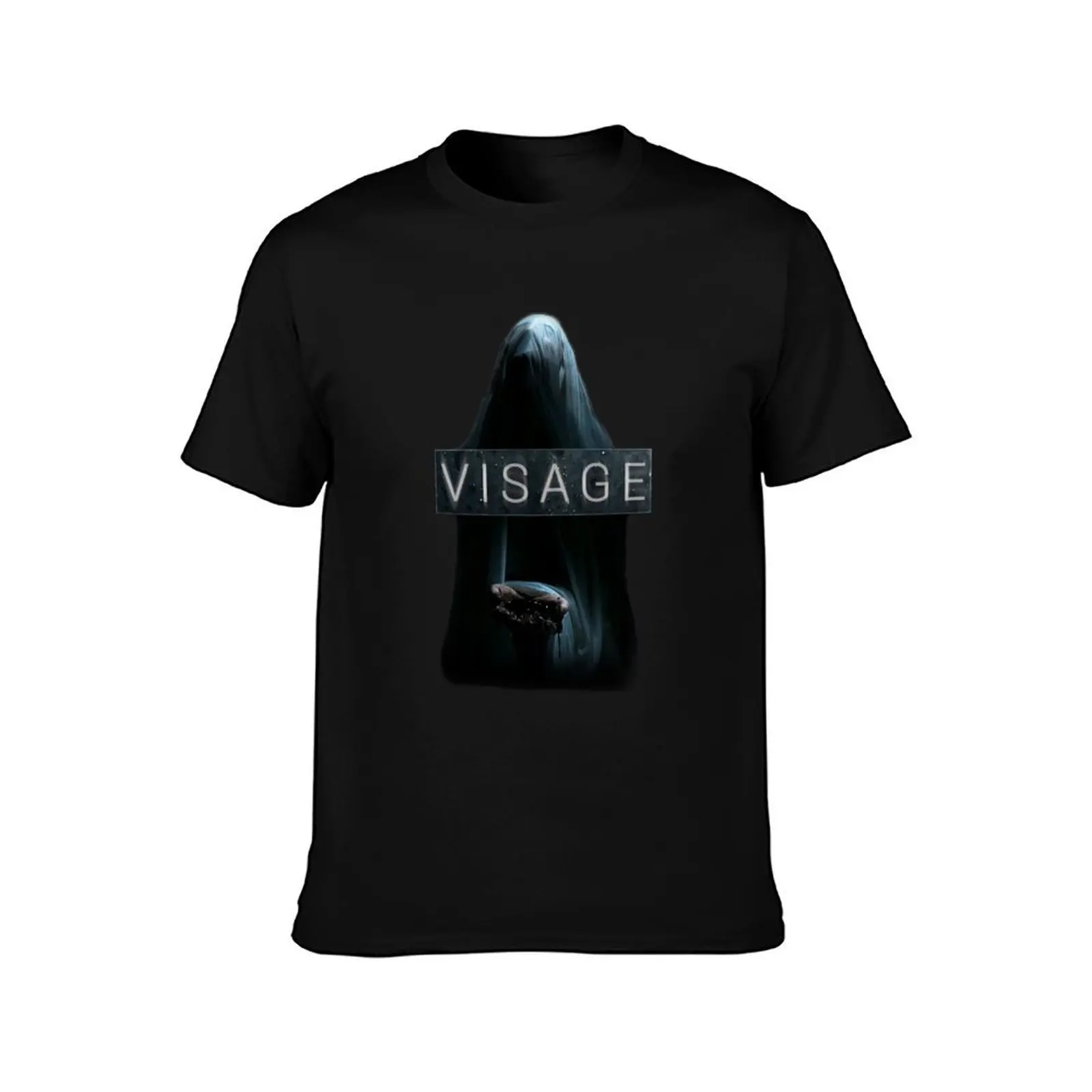 Visage T-Shirt Casual All Match Short Sleeve T-Shirt