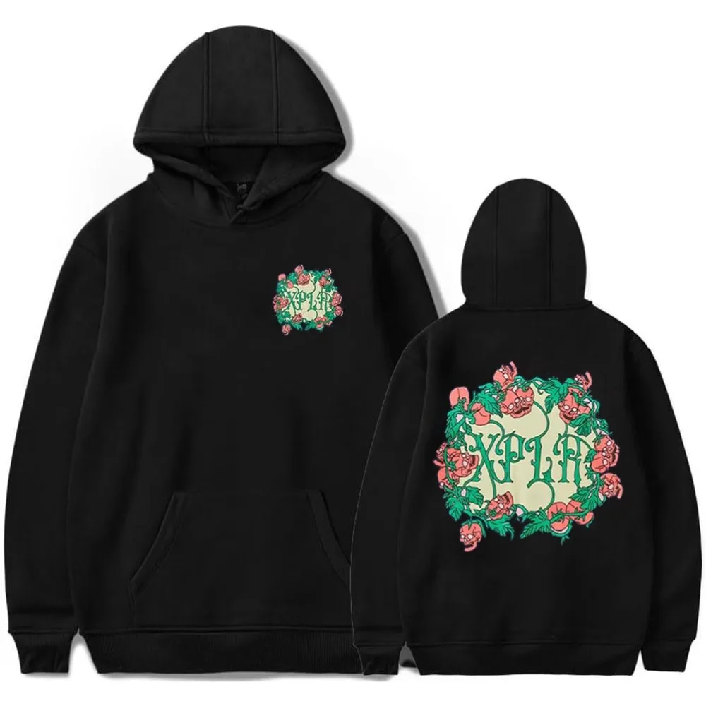 XPLR Sam and Colby Skull Wreath Merch Hoodies Unisex Hooded Sweatshirt Casual Clothing