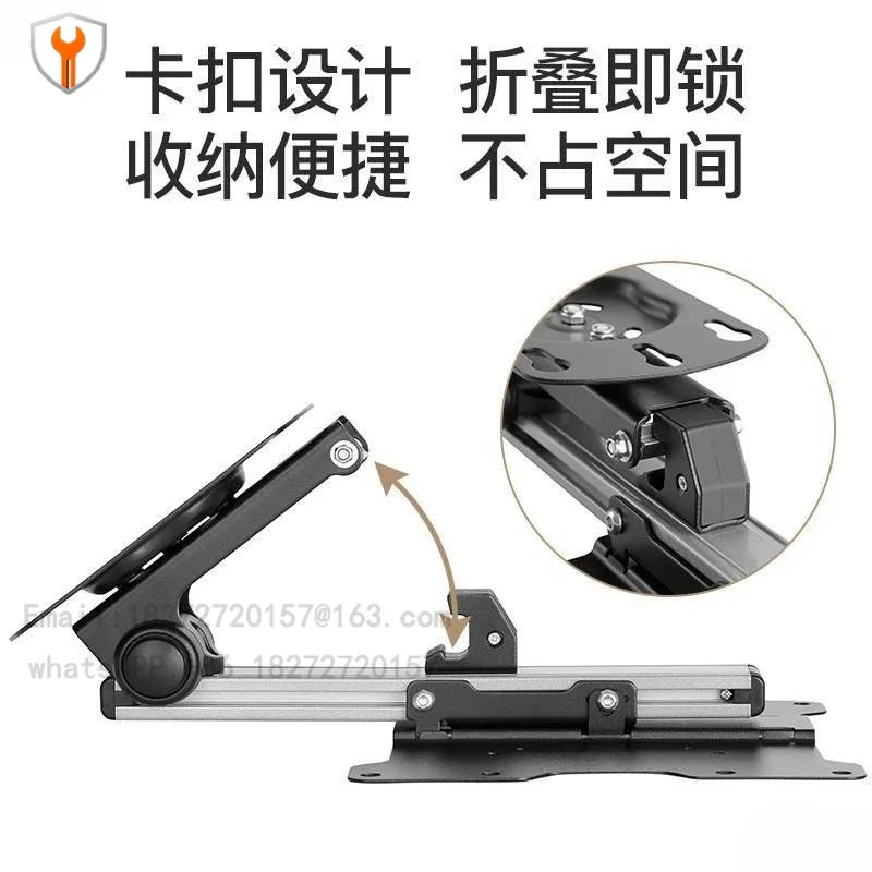 RV TV Wall Mount Bracket Below 40 Inch Folding Ceiling Caravan Kitchen Dining Car Accessories TV Bracket