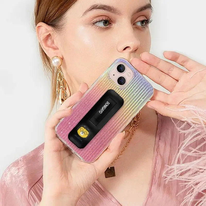 Universal Armband Handy halter für iPhone Finger griff Telefonst änder für Samsung Push Pull Back Sticked Socket Halterung