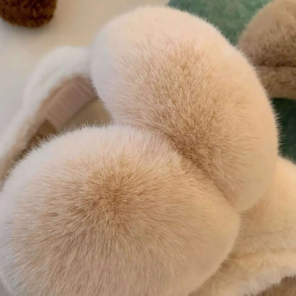Cute Cat Earmuffs Winter Warm Windproof Ear Warmers Retractable Foldable Ear Protection for Women Girls