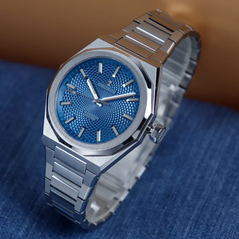 

CRONOS Men Automatic Watch 39mm Diver Mechanical Wristwatch Sapphire 10ATM BGW-9 Luminous PT5000