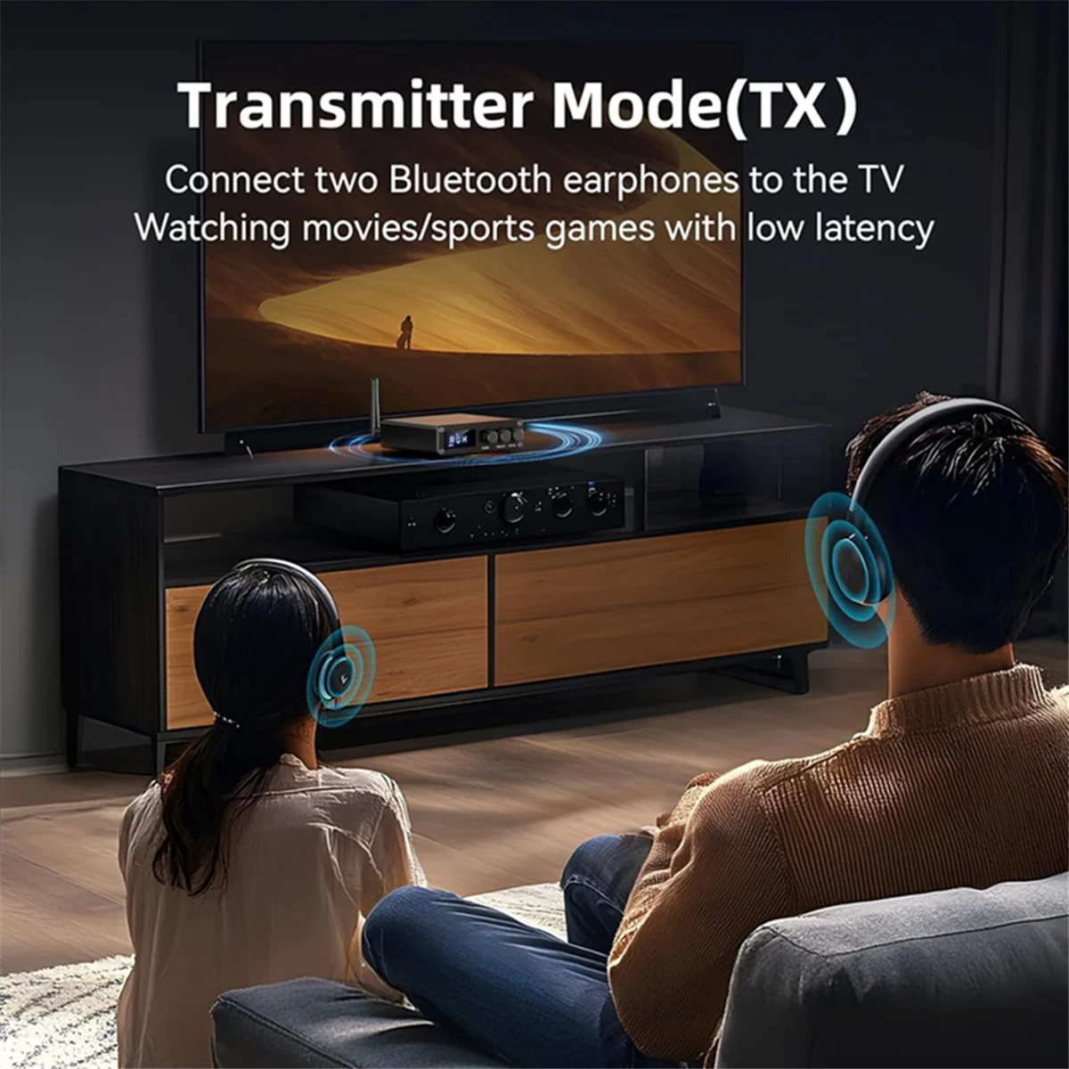 

Новый приемник-передатчик Bluetooth 5.2 для телевизора, домашней стереосистемы, гарнитуры BT, адаптер аудиодекодера HD Bluetooth с низкой задержкой A