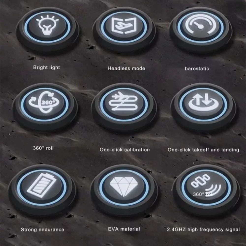 

EPP Foam Remote Control Foam Fighter Gravity Sensing 2.4G Stunt Four Motor Helicopter Portable with Light RC Hobby Jet Plane