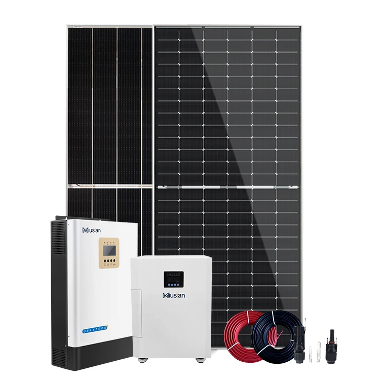 Musian High Quality 60kw Off-Grid Solar Power System Monocrystalline Silicon 'MPPT Lithium Ion Complete Set for Industrial Use