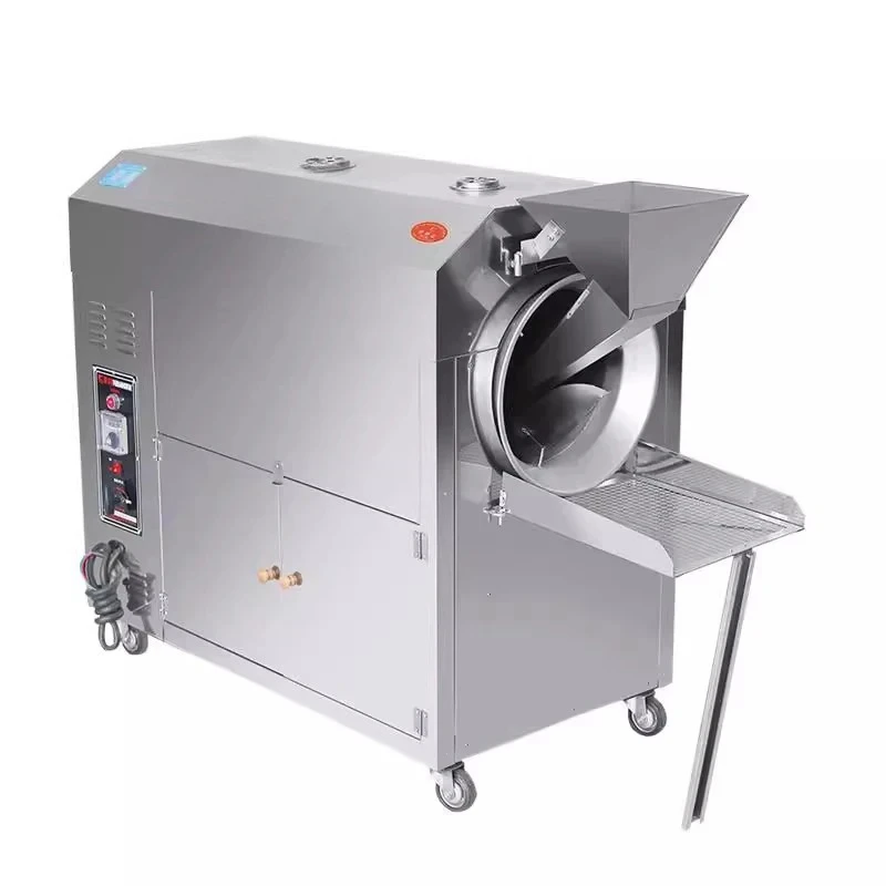 Máquina para tostar nueces / tostadora de granos para cacahuetes, semillas de soja, cebada. Máquina comercial para tostar.