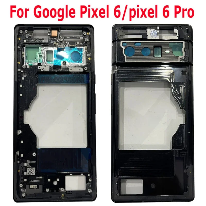 

NEW For Google Pixel 6 Pro Middle Frame Bezel Faceplate Bezel Frame With Side Button Repair Spare Parts Pixel 6