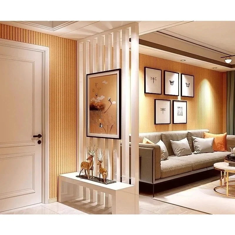 Simple Modern Living Room Screen Partition Entrance Cabinet White Decorative Foyer Entrance Customization Stylish Durable Stable