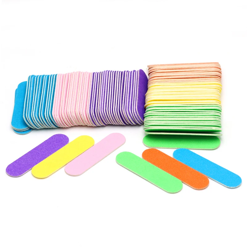 10/20 Pcs Nail Files Professional 180 240 Griting Disposable Wooden Mini Nails Accessories Manicure Supplies Nail Art Tools Set