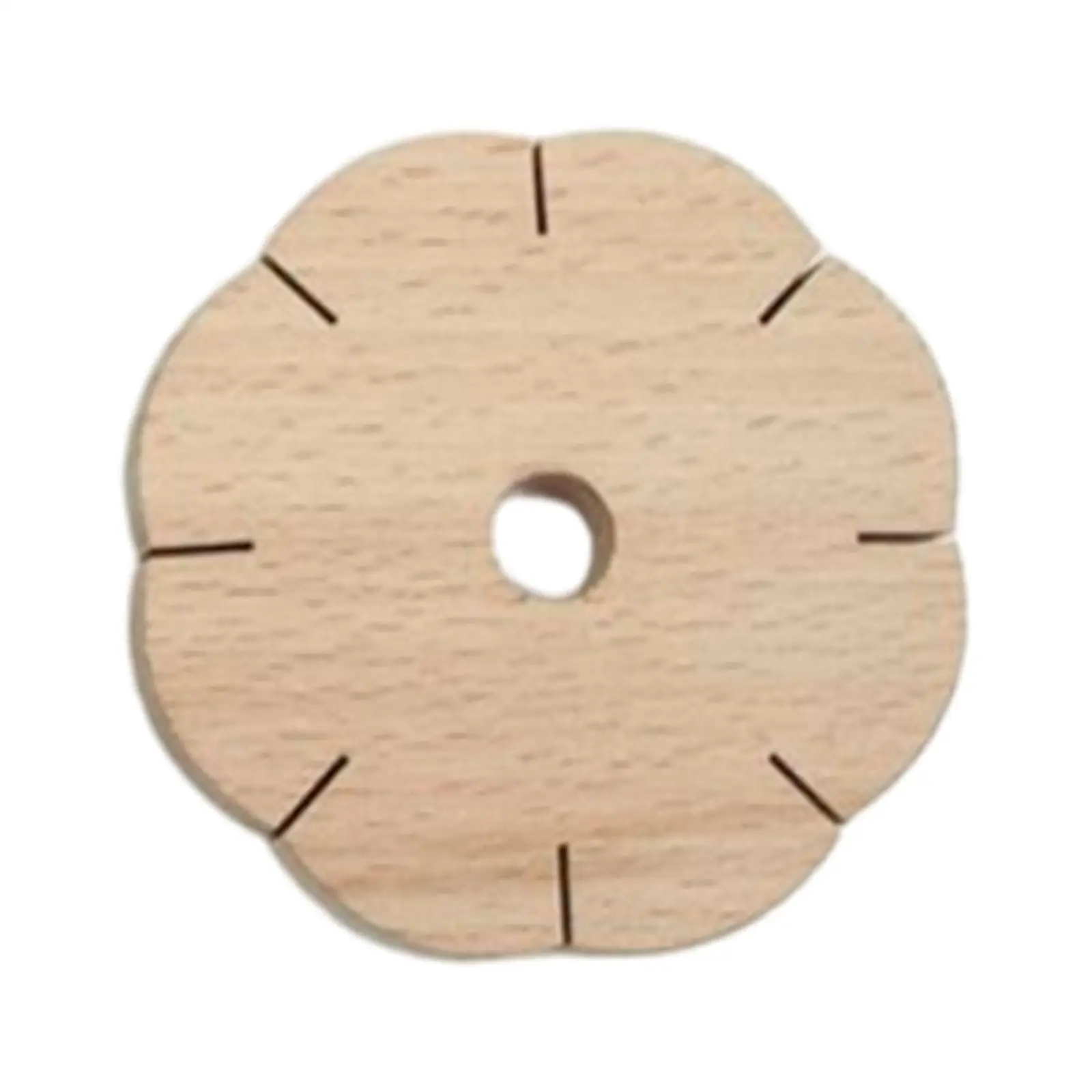 Wooden Round Braiding Disk Plate for Kumihimo Jewelry Making with Cord and Thread Supplies