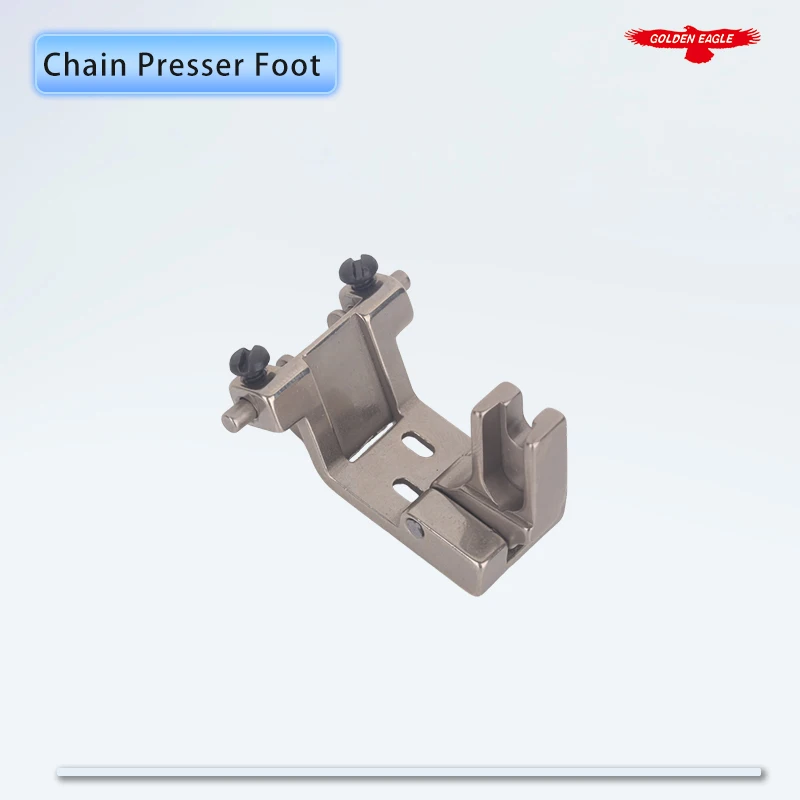 380 Double Needle Chain Bottom Guide Belt Presser Foot Adjustable Guide Tape Sticker Foot Chain Sewing Machine Accessories