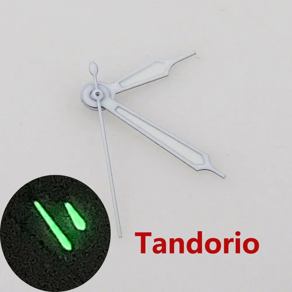 Green Luminous Wristwatch Hands For NH35A NH36A 7s26 7s36 7s25 ETA 2836 2824 PT5000 Automatic Movement Short White Hands Needles