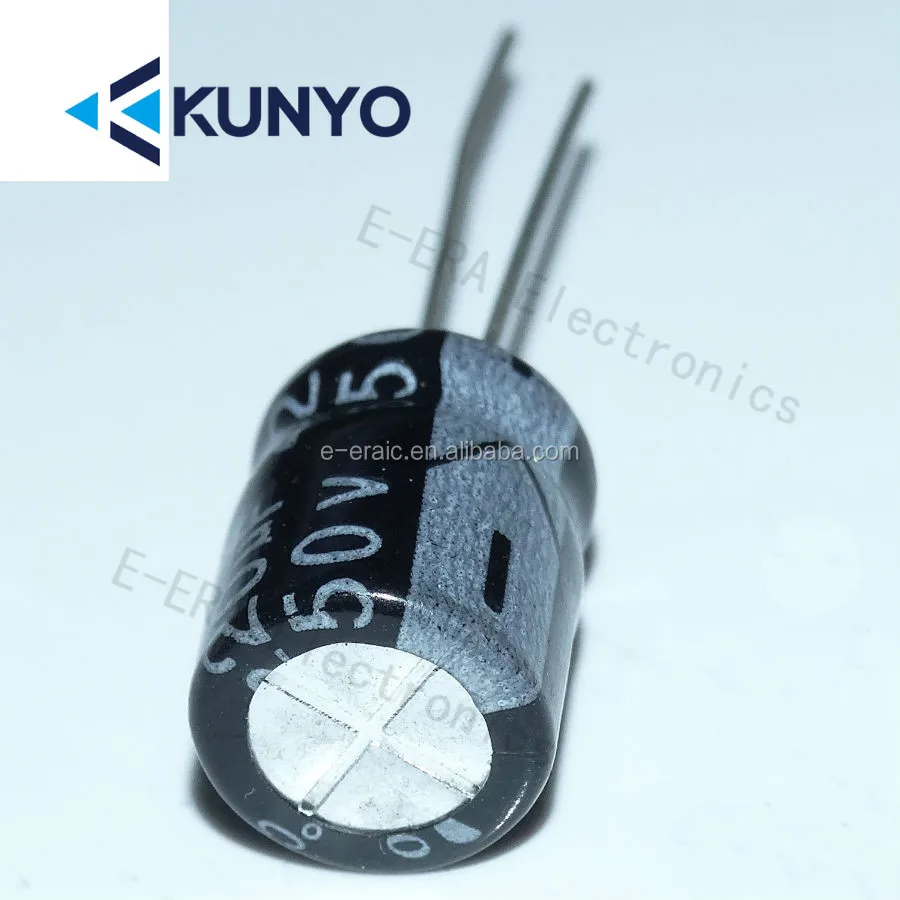 400V 2.2UF 3.3UF 4.7UF 6.8UF 10UF 250V 220uF 50v 20% 10*12mm 105C DIP Aluminum electrolytic capacitor