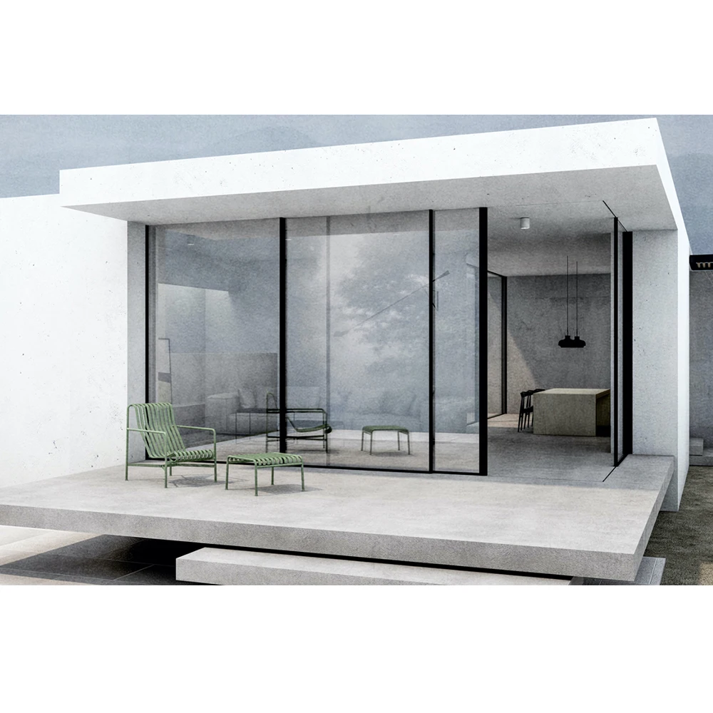 

Interior Aluminum Door and Window Sliding Windows with Frame and Tempered Glass