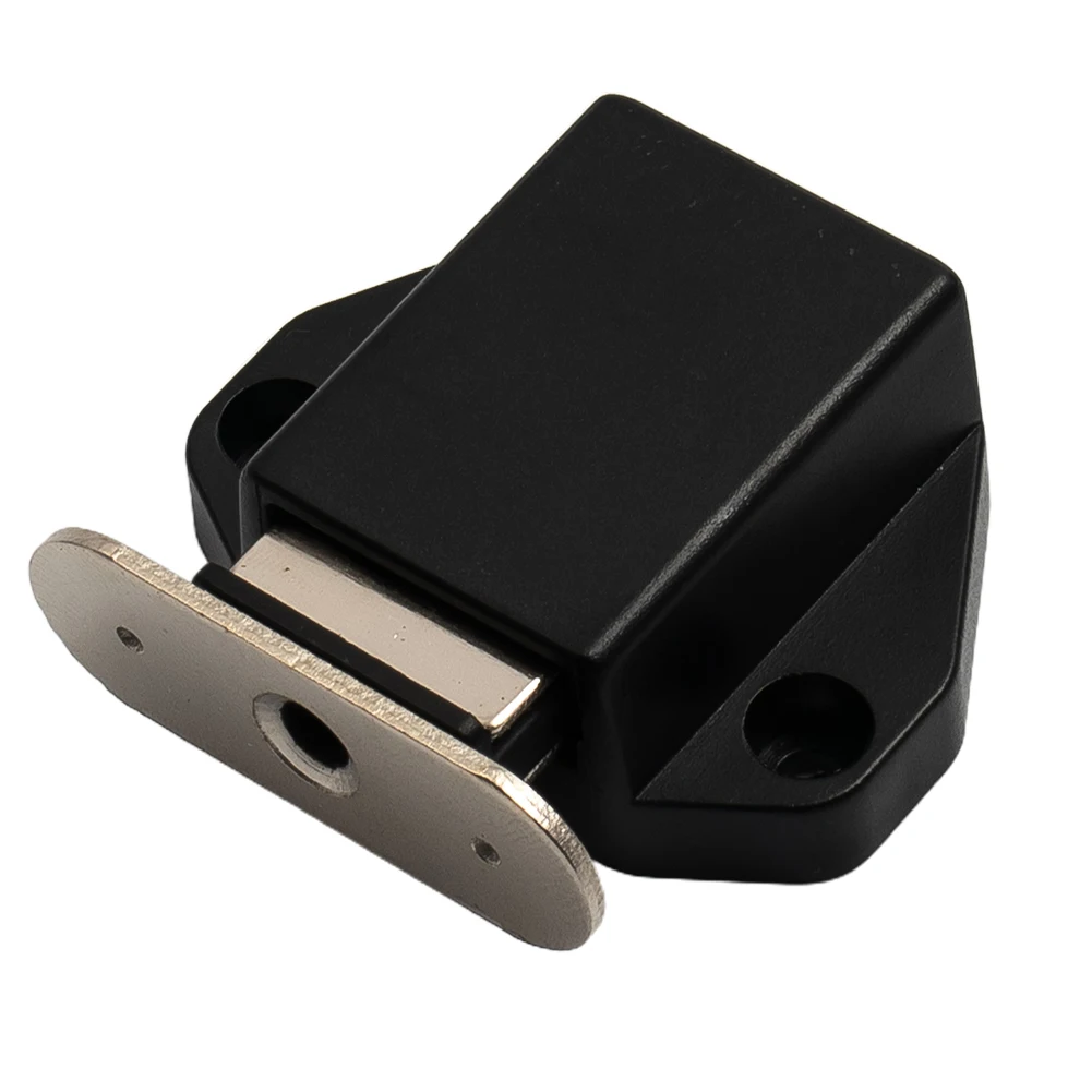 1pcs Magnet Cabinet Door Catches Stainless Steel Door Push To Open Touch Magnetic Cabinet Catch Heavy Duty Latch Door Hardware