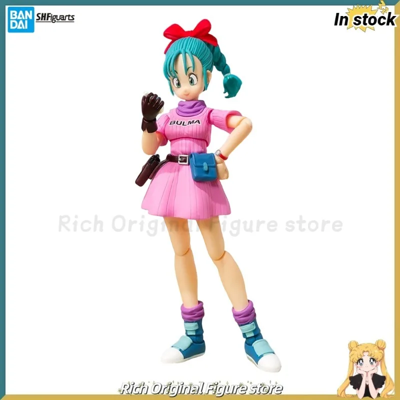 

【In Stock】Original BANDAI S.H.F Bulma DRAGON BALL Anime Figure Model