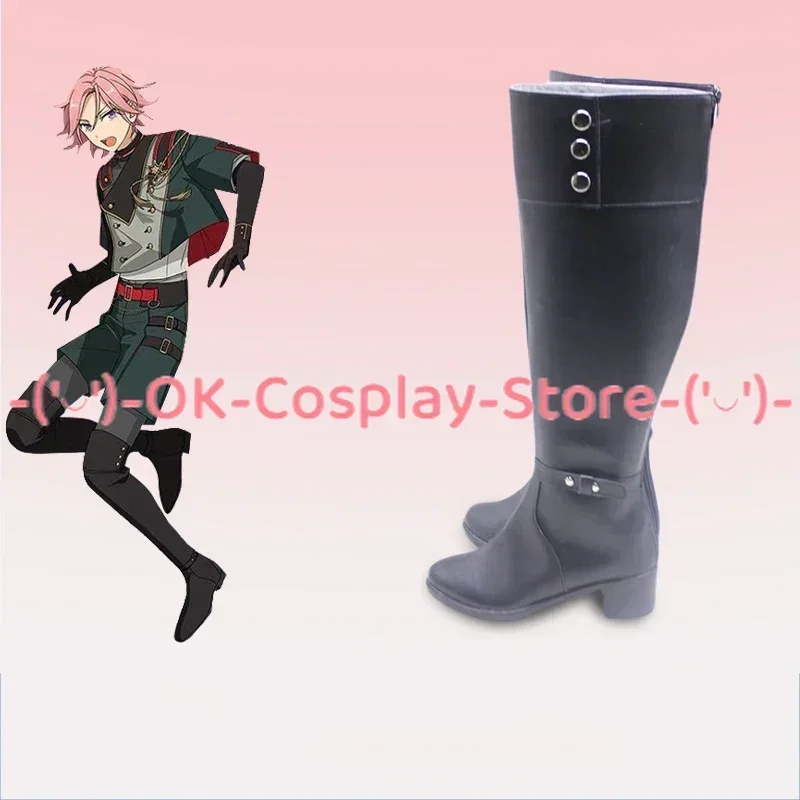 [สั่งทำพิเศษ] รองเท้าคอสเพลย์ Ensemble Stars อุคาวะ โคฮาคุ มิเคซิมะ มาดาระ สำหรับงานคอสเพลย์ อนิเมะ เกม งานปาร์ตี้  รองเท้าบูทหนัง PU