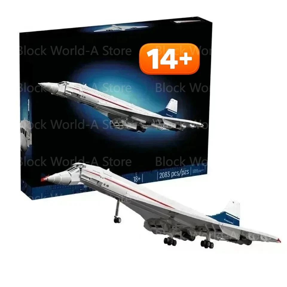 Kit de construction DIY Airbus Concorde - Modèle de navire aérien supersonique, Nouveau jouet éducatif STEM 2026 10318