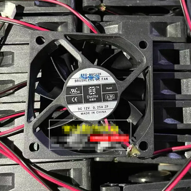 Freight free new Dongweifeng DWPH 6015 12V 0.25A EFC-06C12H ball cooling fan